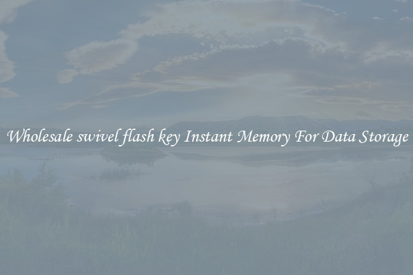 Wholesale swivel flash key Instant Memory For Data Storage