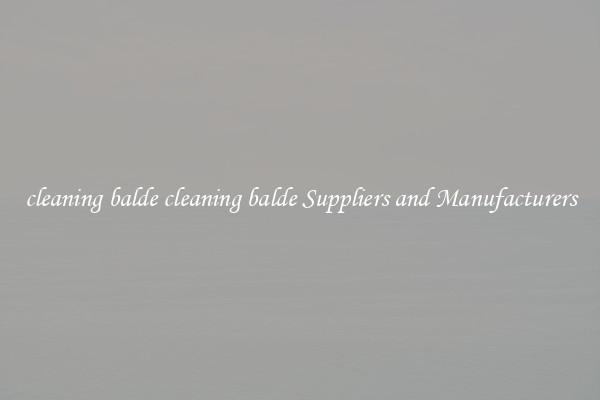 cleaning balde cleaning balde Suppliers and Manufacturers