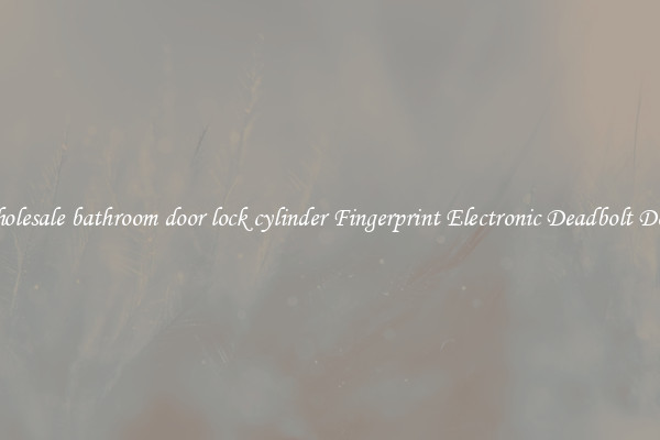 Wholesale bathroom door lock cylinder Fingerprint Electronic Deadbolt Door 