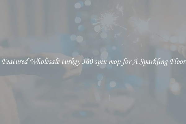 Featured Wholesale turkey 360 spin mop for A Sparkling Floor