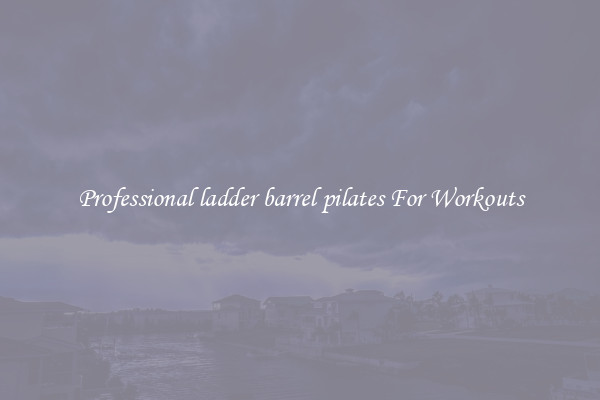 Professional ladder barrel pilates For Workouts